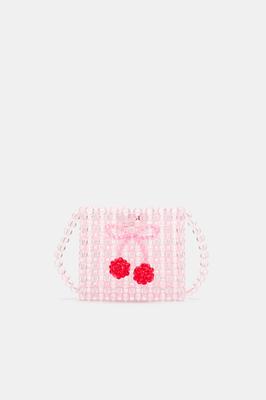 Beaded Cherry Bag | Pink Multi | Seed Heritage – Seed Heritage AU