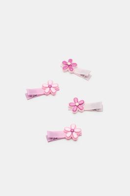 Two Toned Flower Duck Clips | Multi | Seed Heritage – Seed Heritage AU