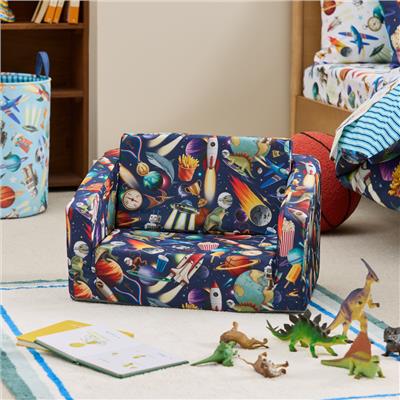 Fleur Harris Out Of This World Blue Flip Out Sofa | Adairs