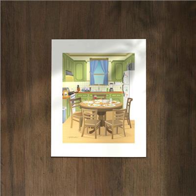Bob’s Burgers Kitchen Art Print - Etsy Canada