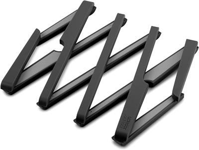 Joseph Joseph Stretch Folding Silicone Trivet for Hot Pot and Pan, Expanding nonslip stand, heat resistant mat for Kitchen Worktop - Black : Amazon.co