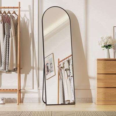 BEAUTYPEAK Full Length Mirror, 59x16, Arched Standing Floor Mirror - Walmart.com