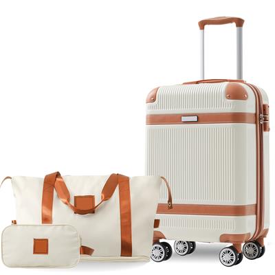 Hardshell Luggage Set 3-Piece, 20Carry-On Suitcase with Spinner Wheels TSA Lock, Lightweight Durabl