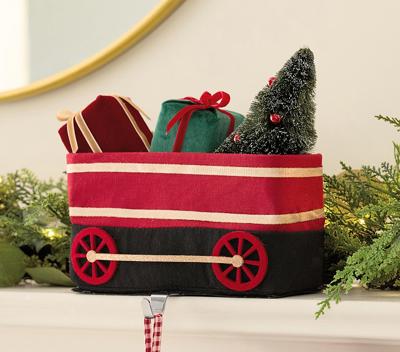 Box Car Train Stocking Holder | Pottery Barn Kids