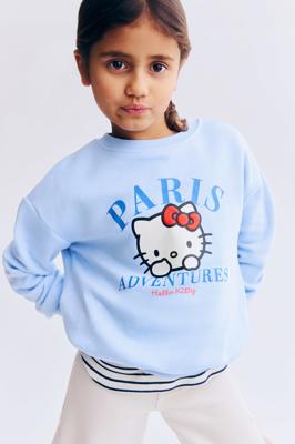 Light blue/Hello Kitty Printed Sweatshirt for kids | H&M CA