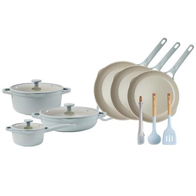 NOOK by Baccarat 9 Piece Cookware Set Sky - House