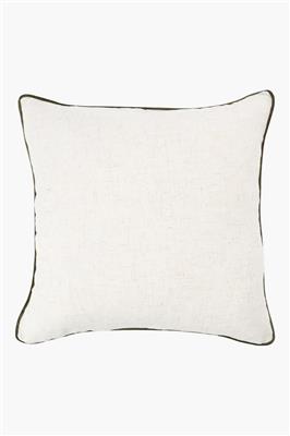 Plain Piping Detail Scatter Cushion Cover, 60x60cm