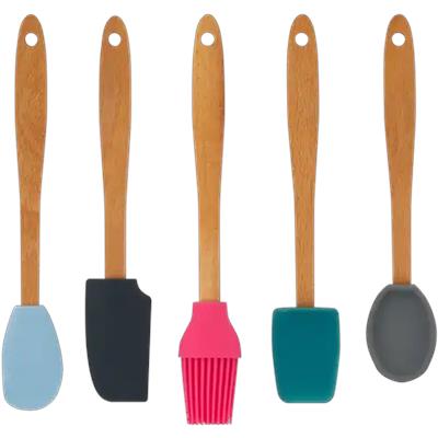Millini Mini Multicoloured Silicone Baking Utensil Set 5-Piece