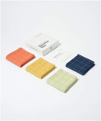 Buy Banana Double Cloth Hand Assorted Towel Pack of 4