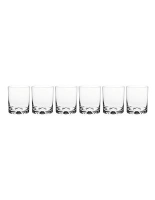 Krosno Triad Double Old Fashion Glass Set of 6 in Clear | MYER