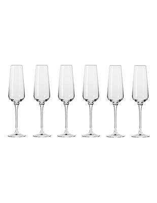 Krosno Avant Garde Champagne Flute 200ml Set of 6 in Clear | MYER
