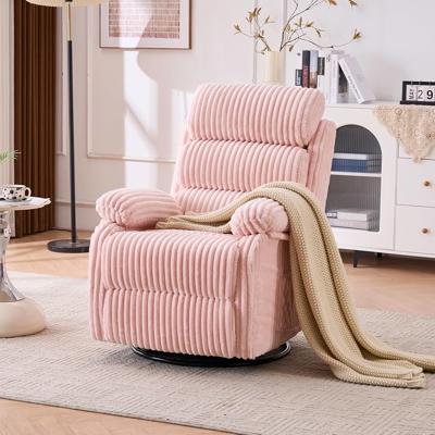 Amazon.com: Adult 360° Rocking Recliner Chair，Nursery Rocker Reclining Chair with Side Pocket, a Comfy upholstered Single Sofa Armchair. Suitable for