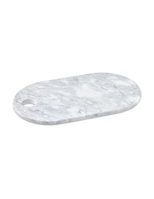 Salt&Pepper Riley Oval Marble Platter 22 x 38cm in White | MYER