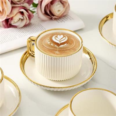 32-Piece Luxury Gold Rim Ceramic Dinnerware Set | Shop Today. Get it Tomorrow! | takealot.com