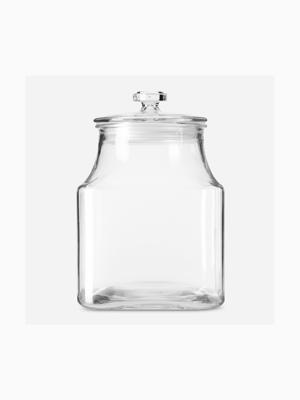 Square Glass Canister With Lid 2.8L | Bash