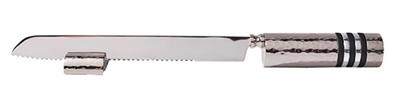 Challah Knife - Black Rings - Your Holy Land Store