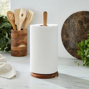 Kitchen roll holder acacia | Dunelm