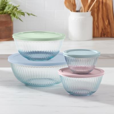 Pyrex 8-piece Glass Mixing Bowls with Lids | Costco