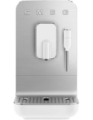 Smeg Automatic Coffee Machine with Steam Wand in Matte White BCC12WHMAU | MYER
