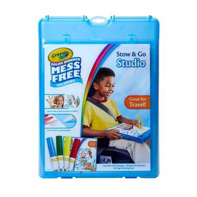 Crayola Stow and Go Color Wonder Set, 30 Pages, 4 Mess Free Markers, Toddler Stocking Stuffers, Travel Activity, Holiday Gift for Kids, Ages 3+ : Targ