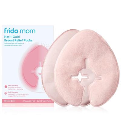 Frida Mom - 2Pk Breast Therapy Packs, Breast Pads, Cold & Hot Pack for Pain Relief