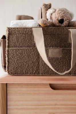 Teddy Classic Nappy Caddy - Coco - NEW – Linen Label