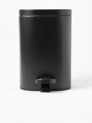 Metal Bathroom Bin Black 5L | Bash