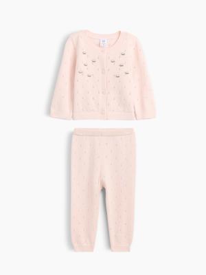 Baby Embroidered Pointelle Sweater Set | Gap