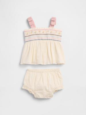 Baby Embroidered Tank Outfit Set | Gap