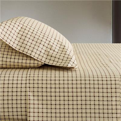 Lone Fox Botanical Grid Sheet Set | West Elm