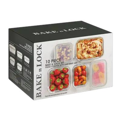 Checkers Sixty60 | Bake n Lock Food Storage with Easy Snap Lids Set 10 Piece
