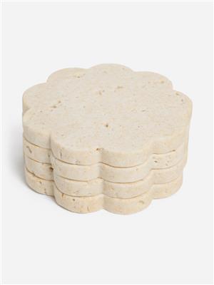 Jet Home Stone Scallop Coaster | Bash