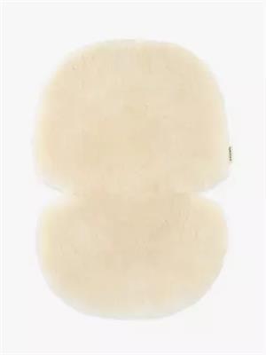 BINIBAMBA Sheepskin Newborn Baby Pram/Basket Liner, Milk