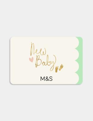 New Baby E-Gift Card by M&S