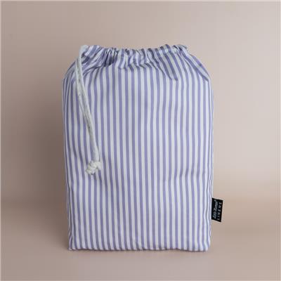 Cot Waterproof Sheet - Lavender Stripe