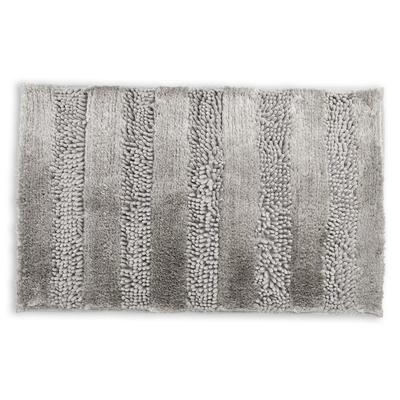 Silver Grey Glimmer Bathmat 50x80cm (3267838) | Loads of Living