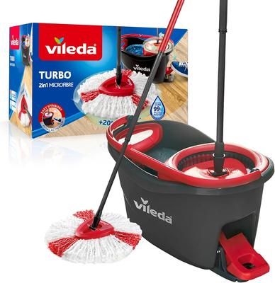Vileda Turbo 2in1 Spin Mop & Bucket Set | Telescopic : Amazon.co.uk: Grocery