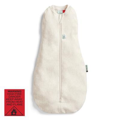 ergoPouch Cocoon 0.2 Tog Oatmeal Marle Size 0-3 Months | Baby Bunting AU