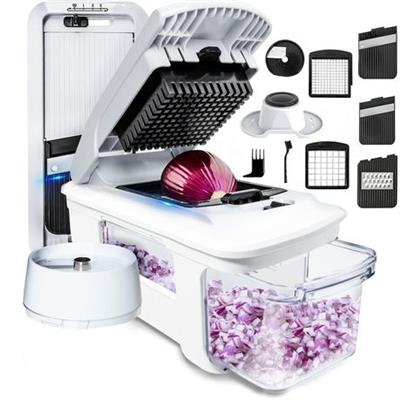 Multi-functional Vegetable Slicer & Chopper Dicer with Container - 14 Piece | Shop Today. Get it Tomorrow! | takealot.com
