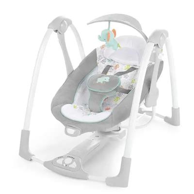 Ingenuity - ConvertMe 2-in-1 Compact Portable Automatic Baby Swing & Infant Seat, Wimberly