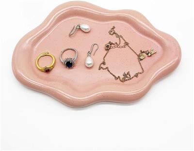 Amazon.com: Small Trinket Dish Jewelry Tray for Women, Cute Ceramic Cloud Tray, Jewelry Ring Holder Dish for Keys, Candles, Perfume, Vanity Nightstand