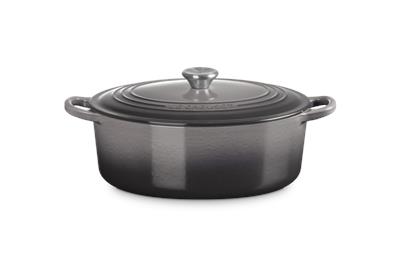 Le Creuset Cast Iron Classic Oval Casserole 29cm Flint