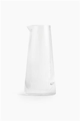 Transparent Fluted glass carafe at H&M Home | H&M GB