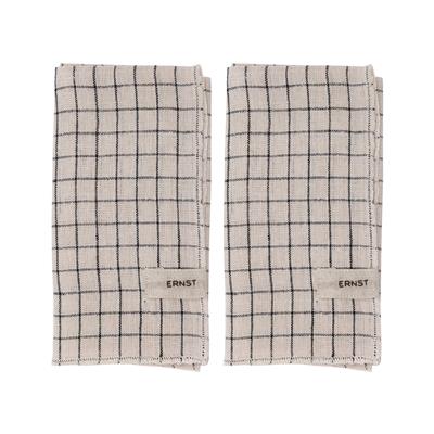 Ernst napkin 2 pack striped 40x40 cm from ERNST - NordicNest.com