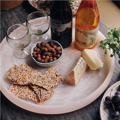 Montella Round Platter | Resin Platter | Abigail Ahern