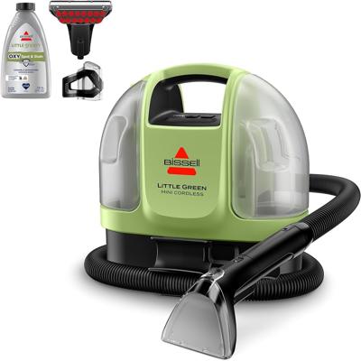 BISSELL Little Green Mini Cordless Portable Carpet Cleaner, 4015 | HydroRinse self-cleaning tool; 4-in. tough stain tool; cordless freedo