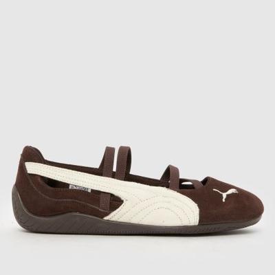 Womens Brown PUMA Speedcat Ballet Trainers | schuh
