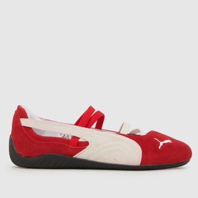 Womens Red Multi PUMA Speedcat Ballet Trainers | schuh