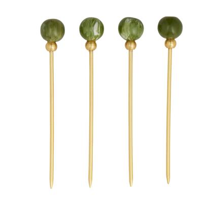 Assemble Amalia Stainless Steel Resin Pick (Set of 4) | Minimax