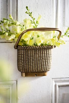 Fillable Basket Door Knocker | AnthroHome